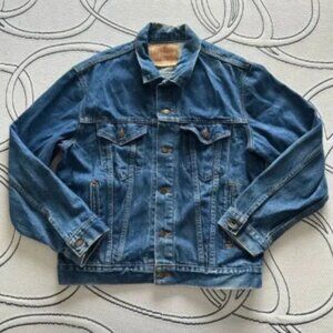 Vintage 80s Levis Type III Trucker Denim Jacket Size 42 70506-0216